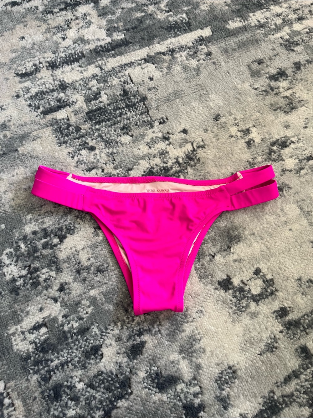 Victoria's Secret Hot Pink Double-Strap Bikini Bottom
